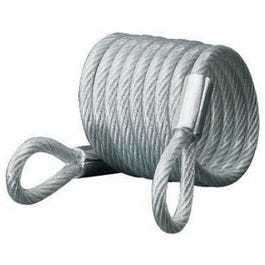 6-Ft. Self-Coiling 6mm Coated Padlock Cable Hot on Sale