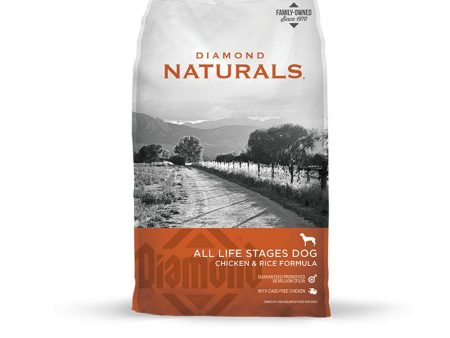 Diamond Naturals Chicken & Rice Formula All Life Stages Dry Dog Food Fashion