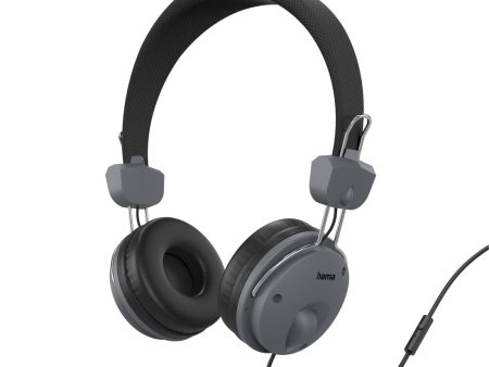 Hama 00184145 Fun On-ear Headphones, Black For Cheap