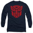 TRANSFORMERS : AUTOBOT LOGO L\S ADULT T SHIRT 18\1 Navy XL Online