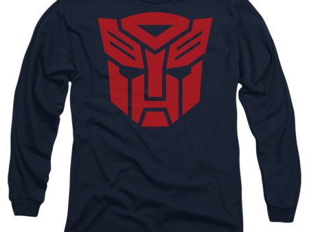 TRANSFORMERS : AUTOBOT LOGO L\S ADULT T SHIRT 18\1 Navy XL Online