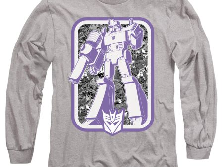 TRANSFORMERS : DECEPTICON L\S ADULT T SHIRT 18\1 Athletic Heather 2X Fashion