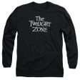 TWILIGHT ZONE : LOGO L\S ADULT T SHIRT 18\1 BLACK MD For Sale