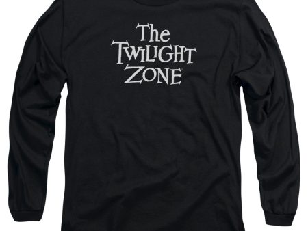 TWILIGHT ZONE : LOGO L\S ADULT T SHIRT 18\1 BLACK MD For Sale