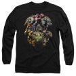 TRANSFORMERS : AUTOBOT GROUP SHOT L\S ADULT T SHIRT 18\1 Black SM Hot on Sale