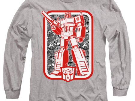 TRANSFORMERS : AUTOBOT L\S ADULT T SHIRT 18\1 Athletic Heather SM For Sale