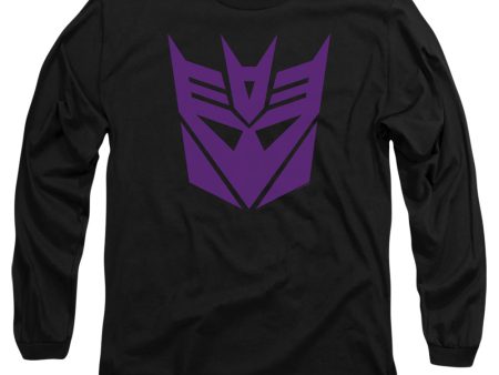 TRANSFORMERS : DECEPTICON L\S ADULT T SHIRT 18\1 Black 2X For Discount