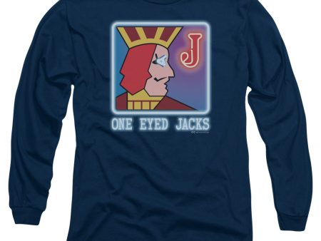 TWIN PEAKS : ONE EYED JACKS L\S ADULT T SHIRT 18\1 Navy XL Online Sale