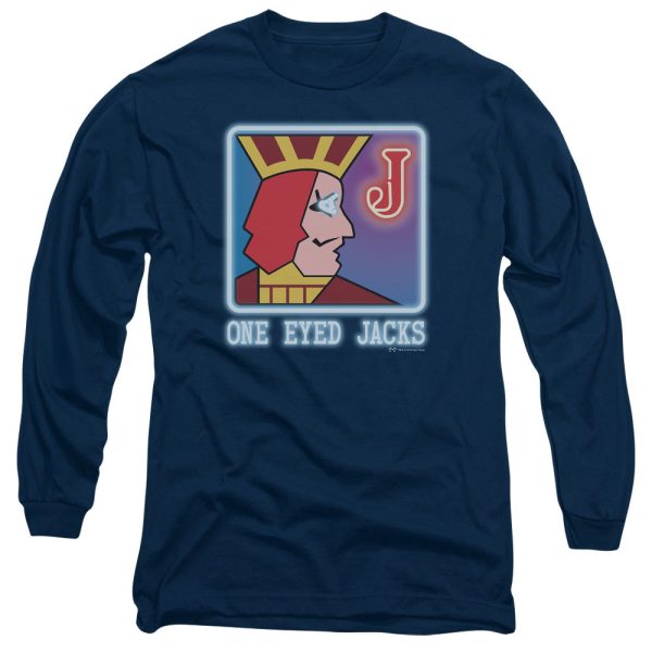 TWIN PEAKS : ONE EYED JACKS L\S ADULT T SHIRT 18\1 NAVY 3X Online now