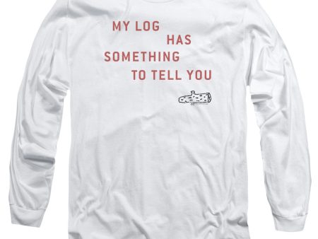 TWIN PEAKS : MY LOG L\S ADULT T SHIRT 18\1 White XL Fashion