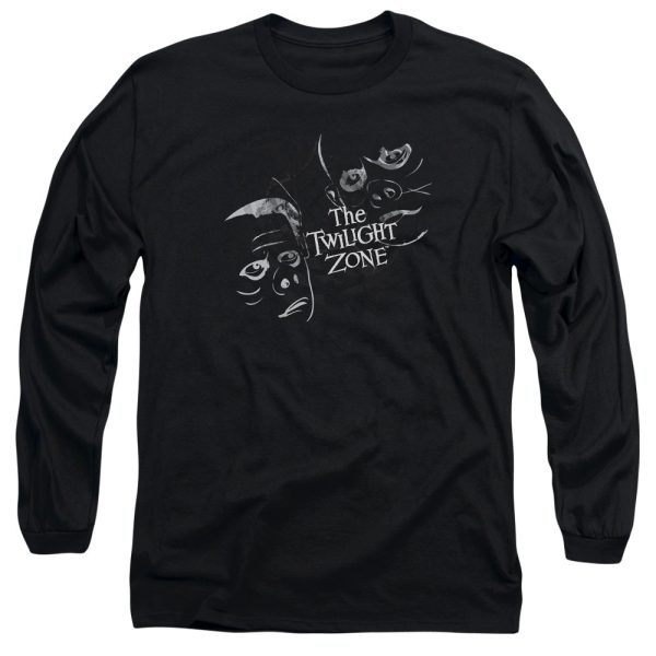 TWILIGHT ZONE : STRANGE FACES L\S ADULT T SHIRT 18\1 BLACK 3X Supply