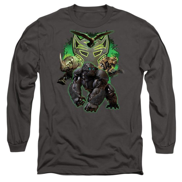 TRANSFORMERS : MAXIMALS ATTACK L\S ADULT T SHIRT 18\1 Charcoal LG Online