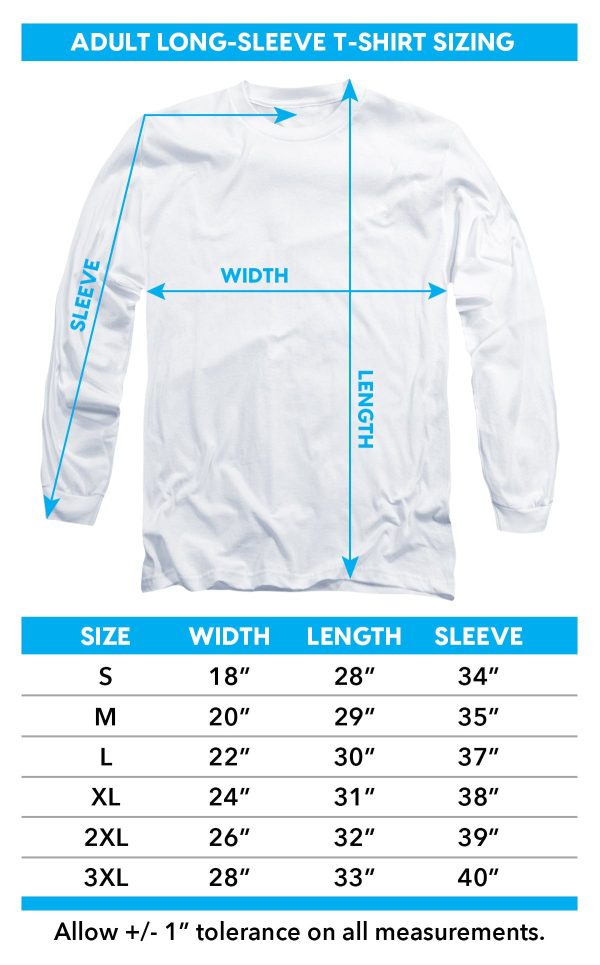 TOP GUN : SCHEMATIC L\S ADULT T SHIRT 18\1 Royal Blue SM on Sale