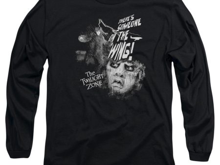 TWILIGHT ZONE : SOMEONE ON THE WING L\S ADULT T SHIRT 18\1 BLACK 2X For Cheap