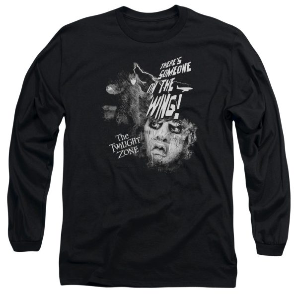 TWILIGHT ZONE : SOMEONE ON THE WING L\S ADULT T SHIRT 18\1 BLACK 2X For Cheap