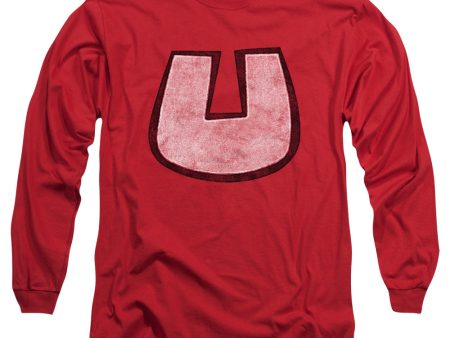 UNDERDOG : UNDERDOG CREST L\S ADULT T SHIRT 18\1 Red LG Online now