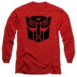 TRANSFORMERS : AUTOBOT L\S ADULT T SHIRT 18\1 Red 3X Discount