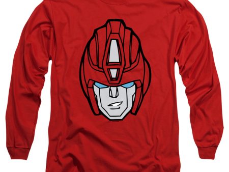 TRANSFORMERS : HOT ROD HEAD L\S ADULT T SHIRT 18\1 Red XL Online now