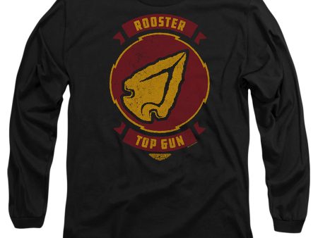 TOP GUN : MAVERICK : ROOSTER CALL SIGN L\S ADULT T SHIRT 18\1 Black 2X on Sale