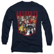 TRANSFORMERS : AUTOBOT COLLAGE L\S ADULT T SHIRT 18\1 Navy SM Supply