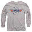 TOP GUN : STAR LOGO L\S ADULT T SHIRT 18\1 ATHLETIC HEATHER LG Fashion