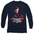 TOP GUN : WINGMAN GOOSE L\S ADULT T SHIRT 18\1 NAVY SM For Discount