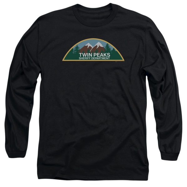 TWIN PEAKS : SHERIFF DEPARTMENT L\S ADULT T SHIRT 18\1 Black MD Online now