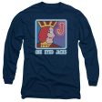 TWIN PEAKS : ONE EYED JACKS L\S ADULT T SHIRT 18\1 Navy SM Supply