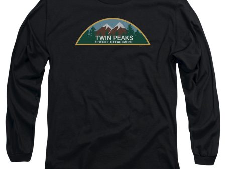 TWIN PEAKS : SHERIFF DEPARTMENT L\S ADULT T SHIRT 18\1 Black LG Online now