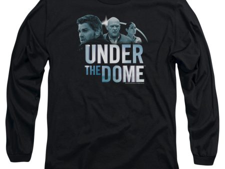 UNDER THE DOME : CHARACTER ART L\S ADULT T SHIRT 18\1 Black SM Online Sale