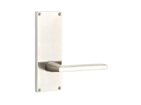 Emtek 8111PC Passage , Sideplate Locksets Modern Non-Keyed 7  , Providence Crystal Knob Online now